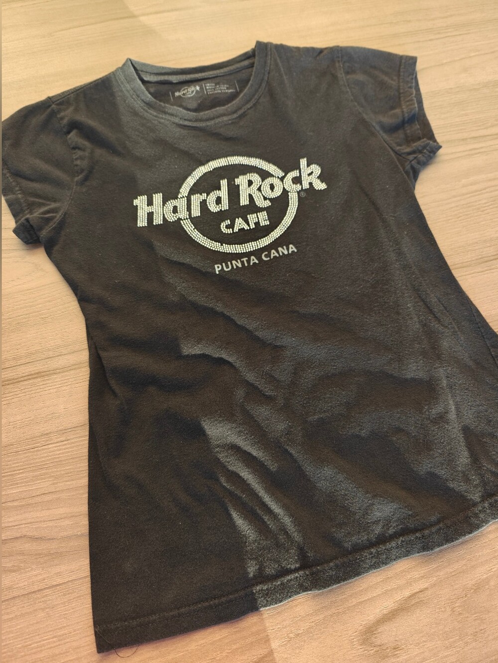 Hard Rock Cafe Black Punta Cana Logo Tee